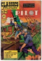 Classics Illustrated #70: The Pilot by James Fenimore Cooper, originally published in April 1950.