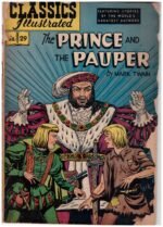 Classics Illustrated #29, titled The Prince and the Pauper by Mark Twain.1946
