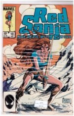 Red Sonja #10, a comic book published by Marvel Comics in August 1985.