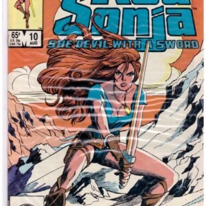 Red Sonja #10, a comic book published by Marvel Comics in August 1985.