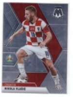 2020 Panini Mosaic UEFA Euro trading card featuring Nikola Vlašić in his Croatian national team kit.