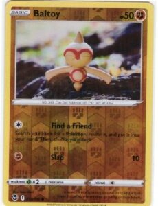 Baltoy Reverse Holo card, number 093/195 from the Silver Tempest set.