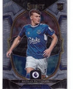 2022-23 Panini Select Premier League trading card featuring Nathan Patterson