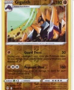Gigalith 088/203 card from the Pokémon Trading Card Game.It is a Reverse Holo version