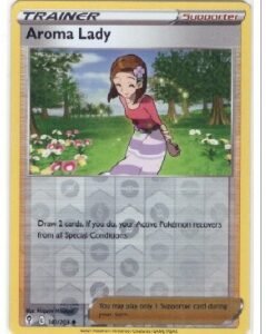 Aroma Lady Supporter card from the Evolving Skies expansion.