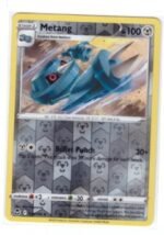 Metang reverse holo card (#118/195) from the Pokémon TCG Silver Tempest expansion