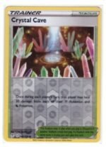 Pokémon Trading Card Game Crystal Cave card.Set: Evolving Skies, card number 144/203.Version: Reverse Holo