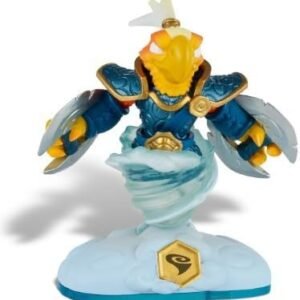 ACTIVISION-Skylanders-Swap-Force-Free-Ranger-figure-a-character-featuring-a-bird-like-head-and-blue-armor.