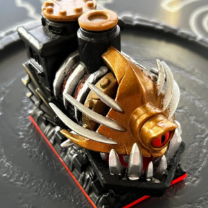 Activision-Skylanders-Trap-Team-Nightmare-Express-adventure-pack-figure-featuring-a-distinctive-black-and-gold-train-design.