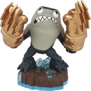 Activision-Skylanders-figure-of-the-character-Terrafin-from-the-Swap-Force-series.