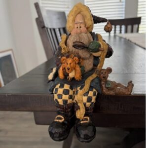 Boyds Carvers Choice Shelf Sitter SANTA AND THE FINAL INSPECTION NIB