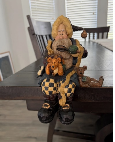 Boyds Carvers Choice Shelf Sitter SANTA AND THE FINAL INSPECTION NIB