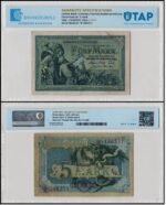 Germany 5 Mark, 1904, P-8, Used, TAP Authenticated