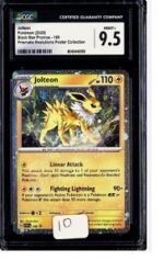 Pokemon 2025 Jolteon 169 Prismatic Evolutions Poster Collection CGC 9.5